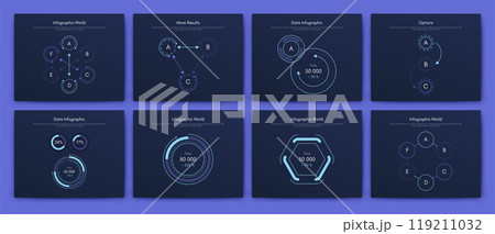 Vector graphics infographics with mobile phone. Template for creating mobile applications, workflow layout, diagram, banner, web design, business reports 119211032