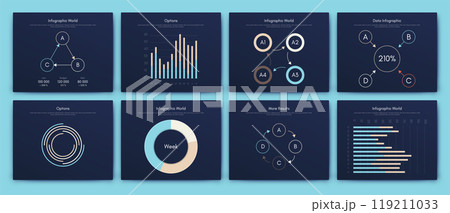 Vector graphics infographics with mobile phone. Template for creating mobile applications, workflow layout, diagram, banner, web design, business reports 119211033