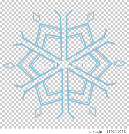 A simple design of light blue winter snowflakes 119211058