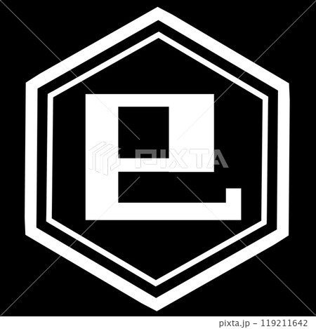 白い亀甲に巳の文字 白い亀甲に巳の文字 119211642