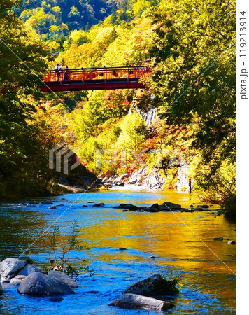絶景の二見吊り橋 絶景の二見吊り橋 119213914