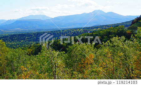 北海道　三国峠　紅葉 119214103