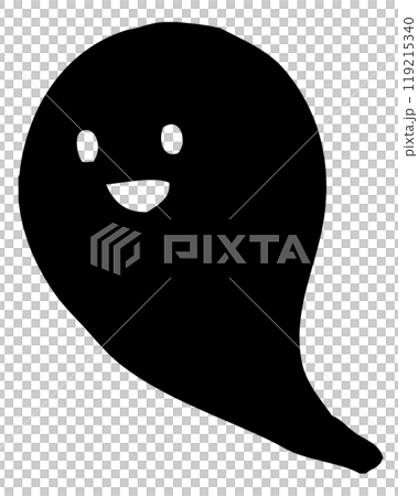 鬼魂的印刷風格向量插圖 119215340