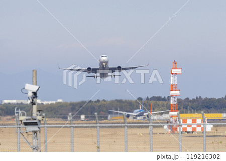 飛行機 離陸 飛行機 離陸 119216302