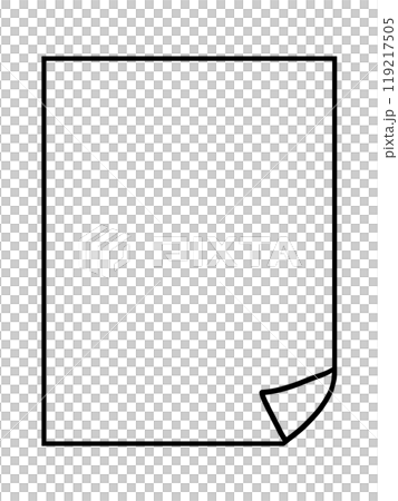 簡單的右摺紙（僅限畫線） 119217505