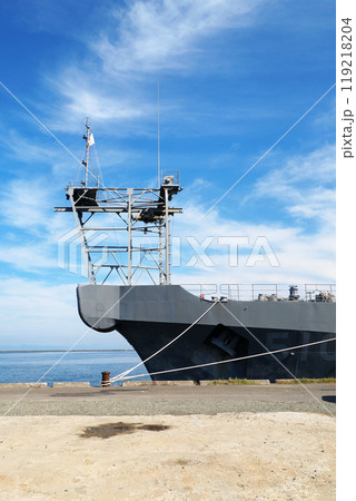 小樽港に入港した海上自衛隊観測艦わかさ 小樽港に入港した海上自衛隊観測艦わかさ 119218204