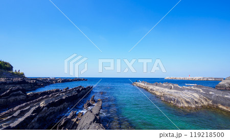 神奈川県の最南端の城ヶ島の秋 119218500
