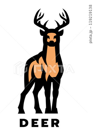 Deer logo, symbol. 119219138