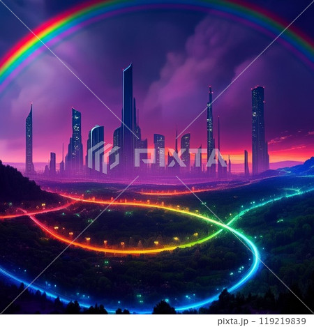 虹の見える街 虹の見える街 119219839