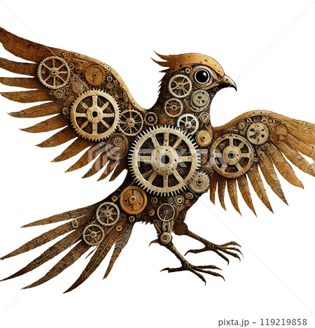 機械でできた鳥のイラスト素材 [119219858] - PIXTA