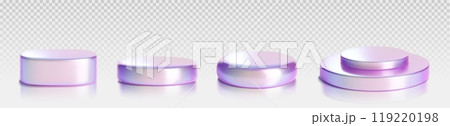 Hologram product podium for promo and presentation 119220198