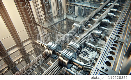 エレベーターワイヤー 119220823