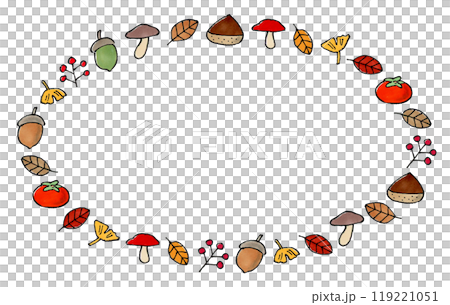 Autumn plants Copy space 119221051