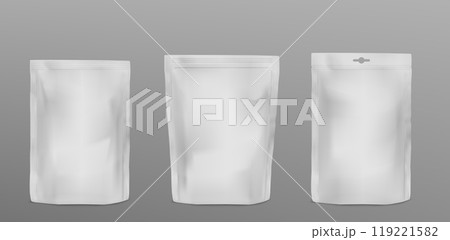 White plastic doypack mockup White plastic doypack mockup 119221582