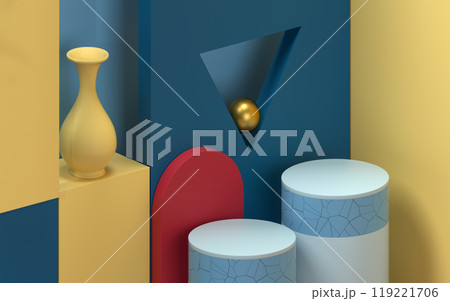 立体 3次元 3D 119221706