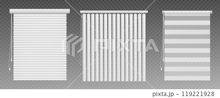 Venetian window blind. Isolated jalousie vector Venetian window blind. Isolated jalousie vector 119221928