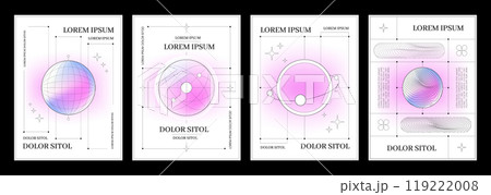 Y2k style simple poster design template Y2k style simple poster design template 119222008