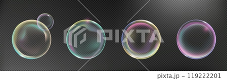 3d pink realistic soap ball transparent vector 3d pink realistic soap ball transparent vector 119222201