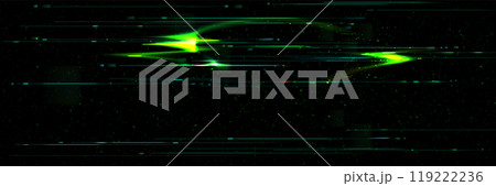 Green glitch screen bg. Vhs tv noise effect vector 119222236