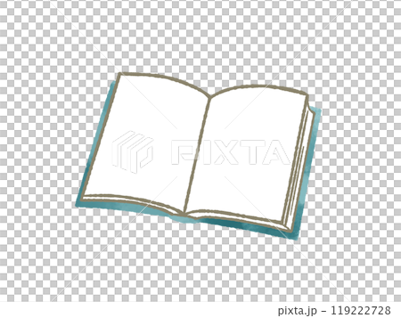 Open book - watercolor 119222728