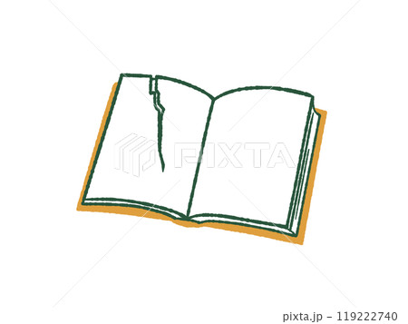 破れた本-4色 119222740