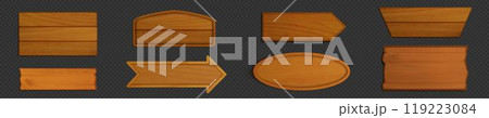 Wooden signs, boards and banners different shapes Wooden signs, boards and banners different shapes 119223084