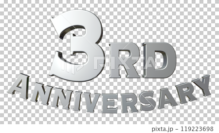 3DCG characters "3rd Anniversary/3rd Anniversary" Silver, Silver 119223698
