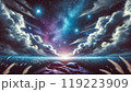 星空観察、宇宙の音、静寂の中の調和、ゆったりしたテンポ 119223909
