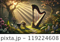 ハープと天使の旋律 119224608