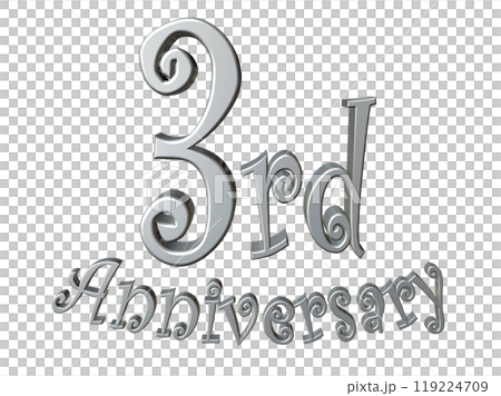 3DCG 角色「3rd Anniversary/3rd Anniversary」銀、銀 119224709