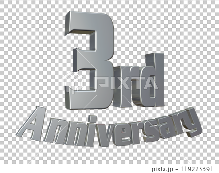 3DCG 角色「3rd Anniversary/3rd Anniversary」銀、銀 3DCG 角色「3rd Anniversary/3rd Anniversary」銀、銀 119225391