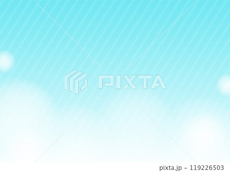 背景　グラデーション　白いふわふわ　水色 119226503
