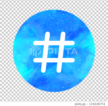 淺藍色星空標籤 119226731