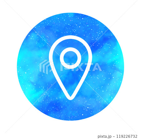 水色の星空｜マップアイコン 119226732
