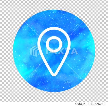水色の星空｜マップアイコン 119226732