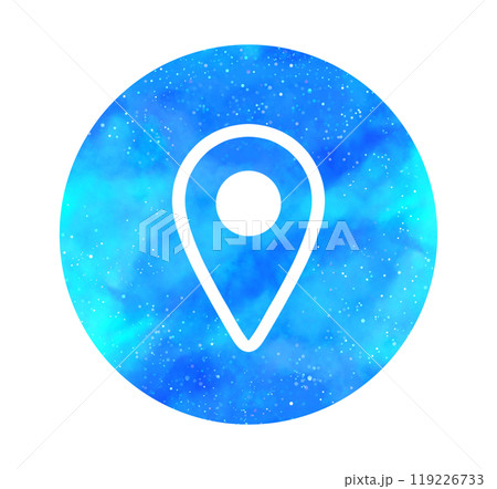 水色の星空｜マップアイコン 119226733