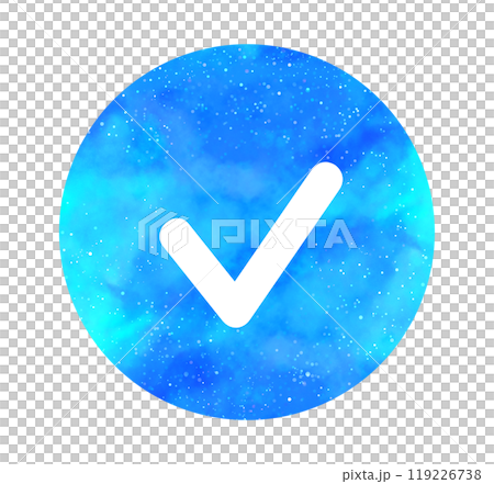 Light blue starry sky | Simple check mark Light blue starry sky | Simple check mark 119226738