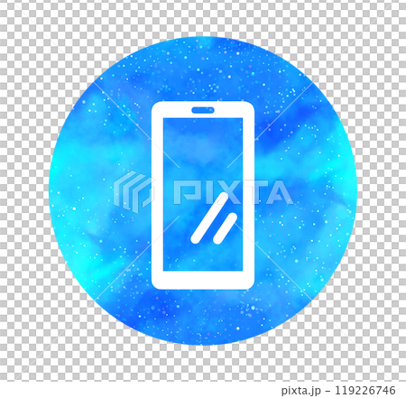 淺藍色星空|簡約智慧型手機 淺藍色星空|簡約智慧型手機 119226746