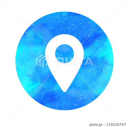 水色の星空|マップアイコン 水色の星空|マップアイコン 119226747