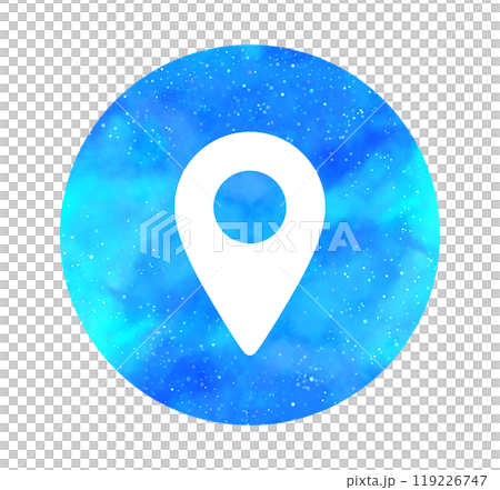 水色の星空|マップアイコン 水色の星空|マップアイコン 119226747