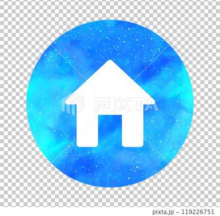 淺藍色星空|主頁圖標 119226751