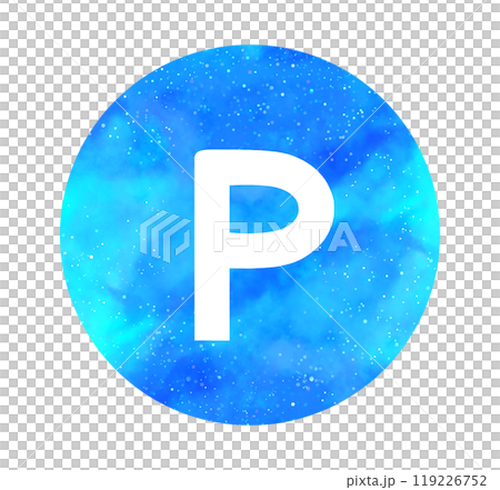 淺藍色星空|簡單P標 119226752