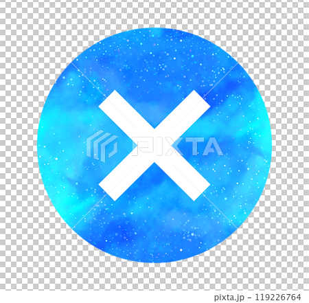 淺藍色星空|X標記 淺藍色星空|X標記 119226764