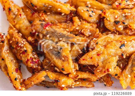 ごぼうの甘辛揚げ 119226889