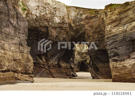 Beach of the Cathedrals, Galicia Spain. Place to visit. 119228561