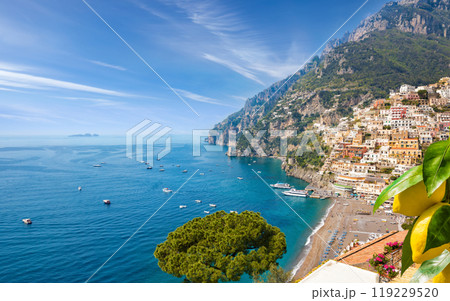 Beautiful Positano, Amalfi Coast in Campania, Italy 119229520