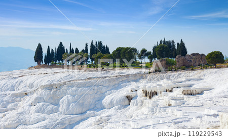 Amazing white Pamukkale,Turkey 119229543