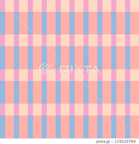 Retro preppy striped seamless pattern. Trendy preppy pink pattern. 119229769