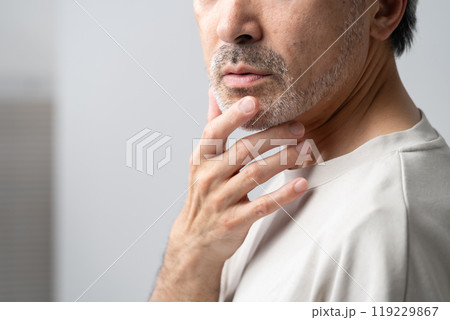 ビューティー ミドルエイジ グレイヘア ビューティー ミドルエイジ グレイヘア 119229867