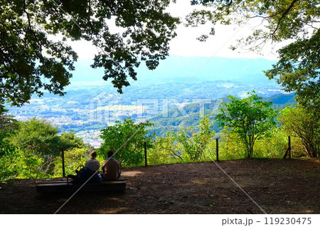 宝登山 奥宮 山頂 景色 登山者 寳登山神社 宝登山神社 宝登山 奥宮 山頂 景色 登山者 寳登山神社 宝登山神社 119230475